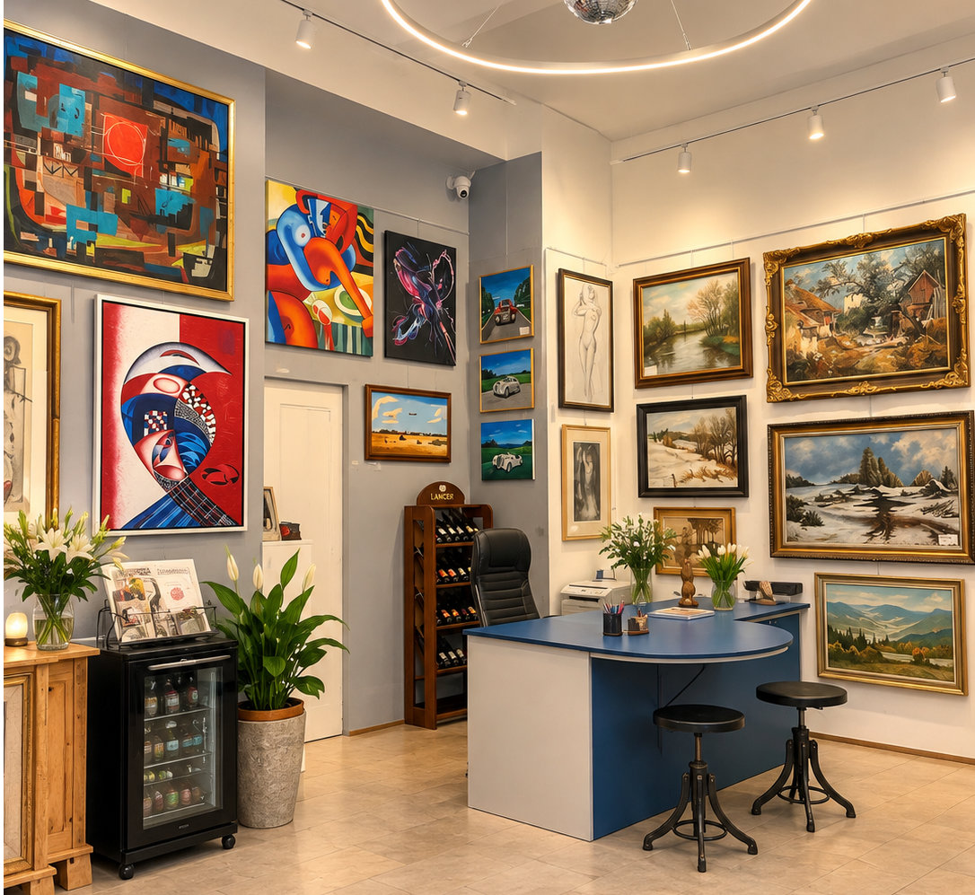 Interiér Galerie U Andělíčka